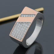 Titan Luxe Crystal Ring