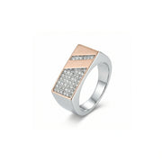 Titan Luxe Crystal Ring