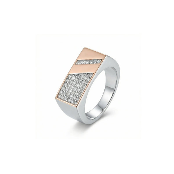 Titan Luxe Crystal Ring