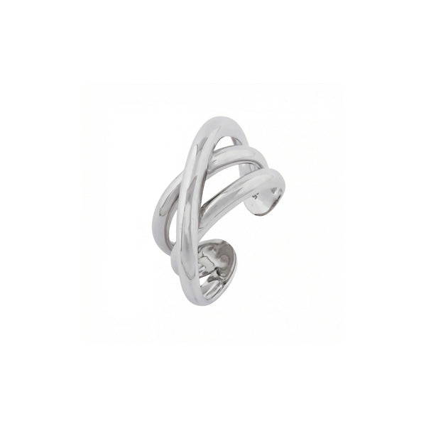Elegant Criss Cross Open Ring