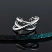 Elegant Criss Cross Open Ring