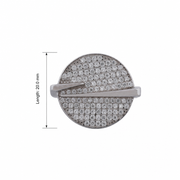 Radiant Pave Disc Ring