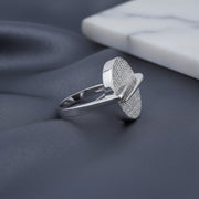 Radiant Pave Disc Ring
