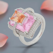 Blush Princess Halo Ring