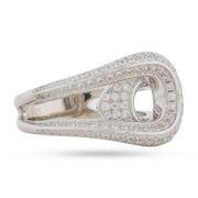 Celestial Twist Crystal Ring