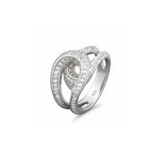 Celestial Twist Crystal Ring