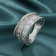 Radiant Baguette Layer Ring