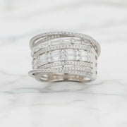 Radiant Baguette Layer Ring