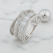 Radiant Baguette Layer Ring