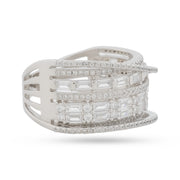 Radiant Baguette Layer Ring