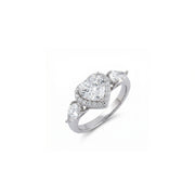 Radiant Pear Halo Ring