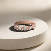 Rose Gold Baguette Eternity Ring