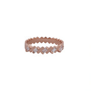 Rose Gold Baguette Eternity Ring