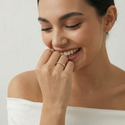 Rose Gold Baguette Eternity Ring