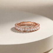 Rose Gold Eternity Band Ring