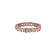 Rose Gold Eternity Band Ring