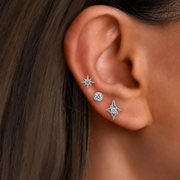 Celestial Spark Stud Earrings
