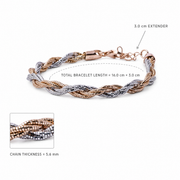 Interwoven Luxe Chain Bracelet
