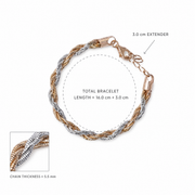 Elegant Twisted Rope Bracelet