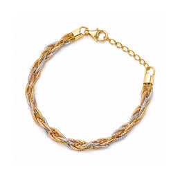 Elegant Braided Link Bracelet