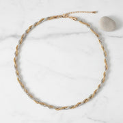 Radiant Twisted Chain Necklace