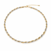 Radiant Twisted Chain Necklace