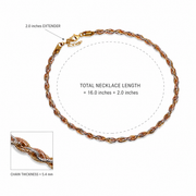 Luxury Intertwined Chain Necklace