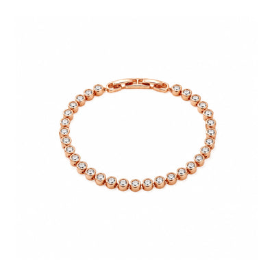 Rose Gold Crystal Tennis Bracelet
