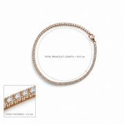 Rose Gold Tennis Bracelet