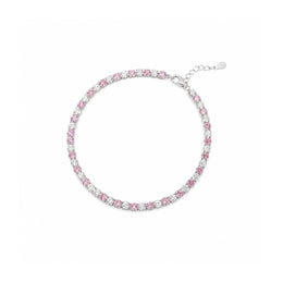 Blush Crystal Tennis Bracelet