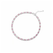 Blush Crystal Tennis Bracelet