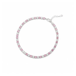 Blush Crystal Tennis Bracelet