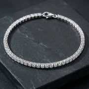 Radiant Crystal Tennis Bracelet
