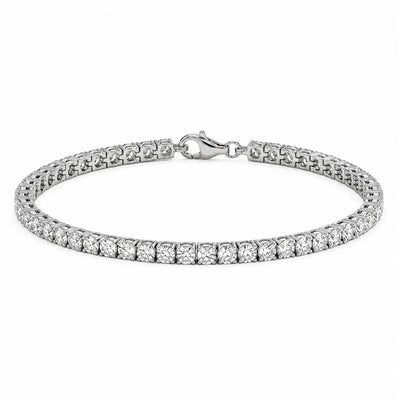 Radiant Crystal Tennis Bracelet