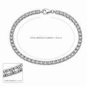 Radiant Crystal Tennis Bracelet
