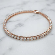 Radiant Rose Tennis Bracelet