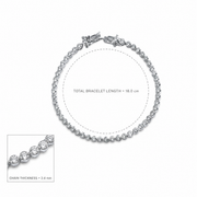 Classic Diamond Line Bracelet