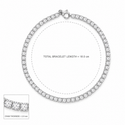 Diamond Spark Tennis Bracelet