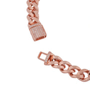 Rose Gold Panther Link Bracelet