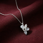Moonlit Floral Charm Necklace