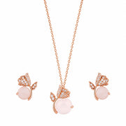 Blush Rose Pearl Jewelry Set