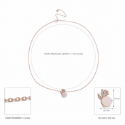 Blush Rose Pearl Jewelry Set