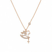 Celestial Rose Gold Charm Necklace