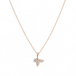 Rose Gold Butterfly Pendant