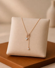Blush Crystal Heart Necklace