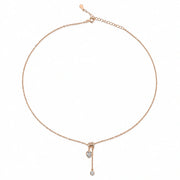 Blush Crystal Heart Necklace