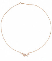Rose Gold Butterfly Charm Necklace