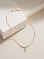 Radiant Teardrop Pendant Necklace