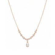 Radiant Teardrop Pendant Necklace