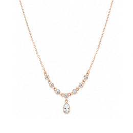 Radiant Teardrop Pendant Necklace